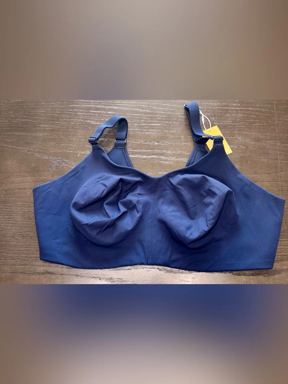 NWT Delimira Full Coverage Wirefree Bra 44DD Deep Ocean Blue W733
